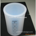 high demand measurable transpare stemless silicone cup